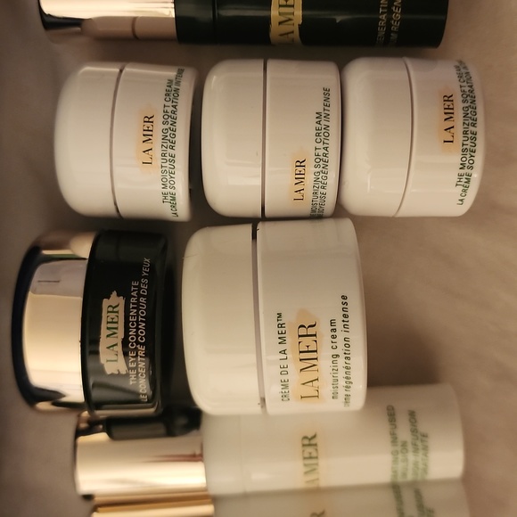 10 LA MER minis plus makeup bag. New - Picture 3 of 5